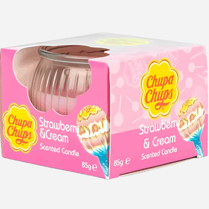 Chupa Chups Strawberry & Cream Candle 85g