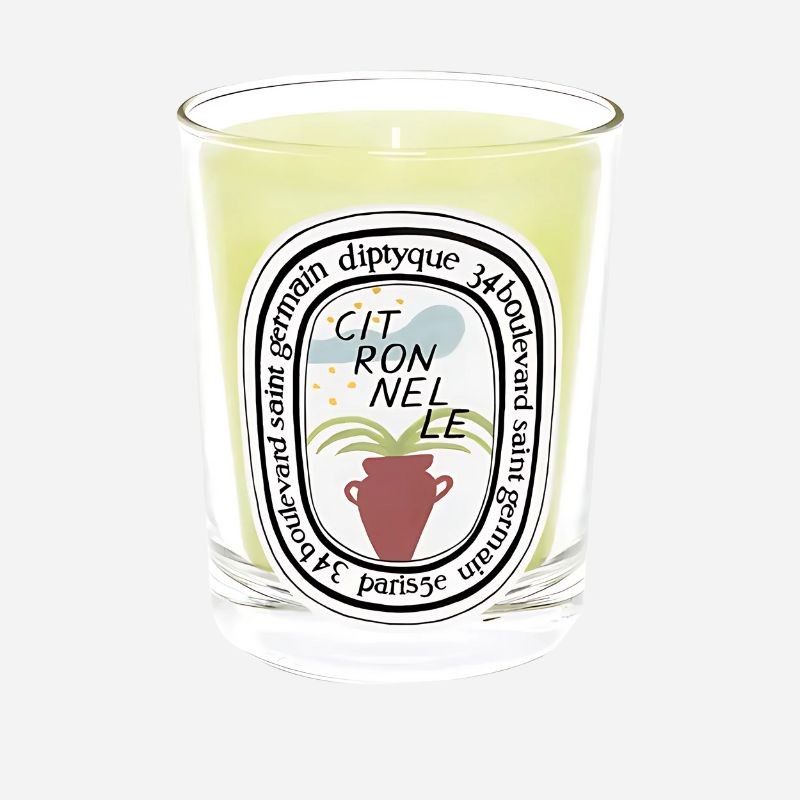 Diptyque Bougie Citronnelle Lemongrass Scented Candle