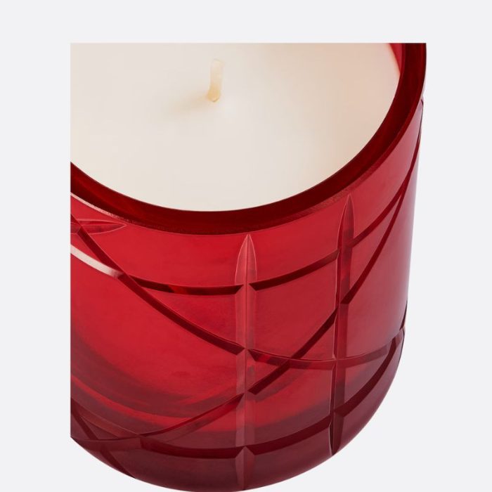 Christian Dior Secret Garden Candle Red Cannage