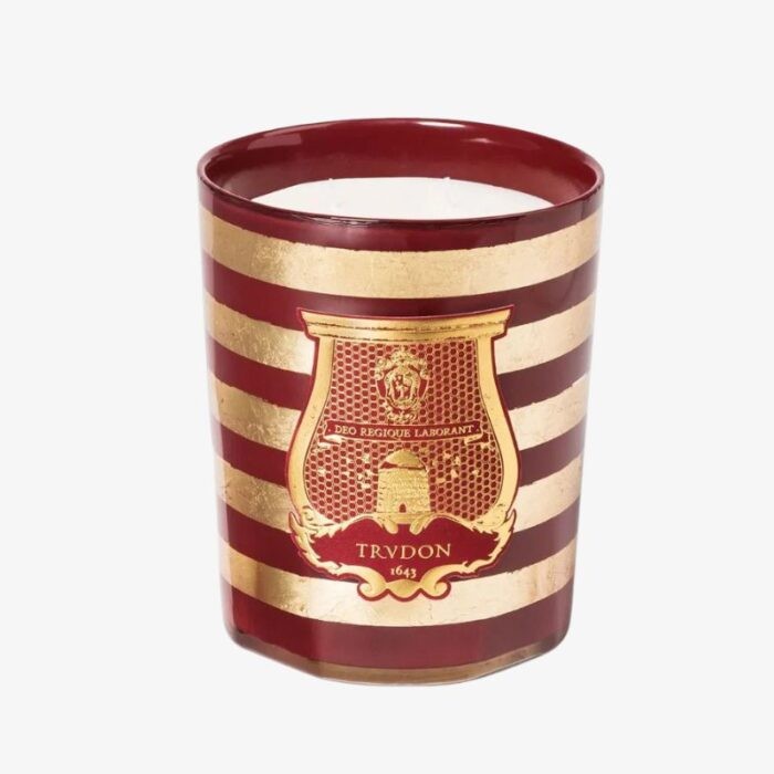 TRUDON X BALMAIN XL Candle Couture Black Rose & Leather